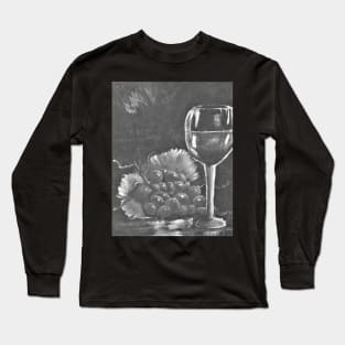 Wine and Grapes Long Sleeve T-Shirt